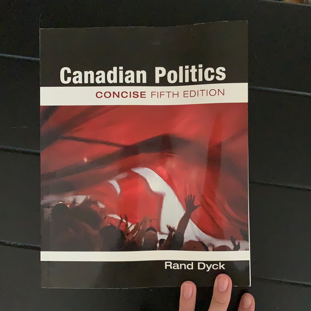 Canadian politics textbook Ryerson Rand Dyck